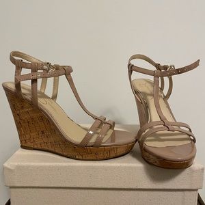 Jessica Simpson Strappy Wedge size 8.